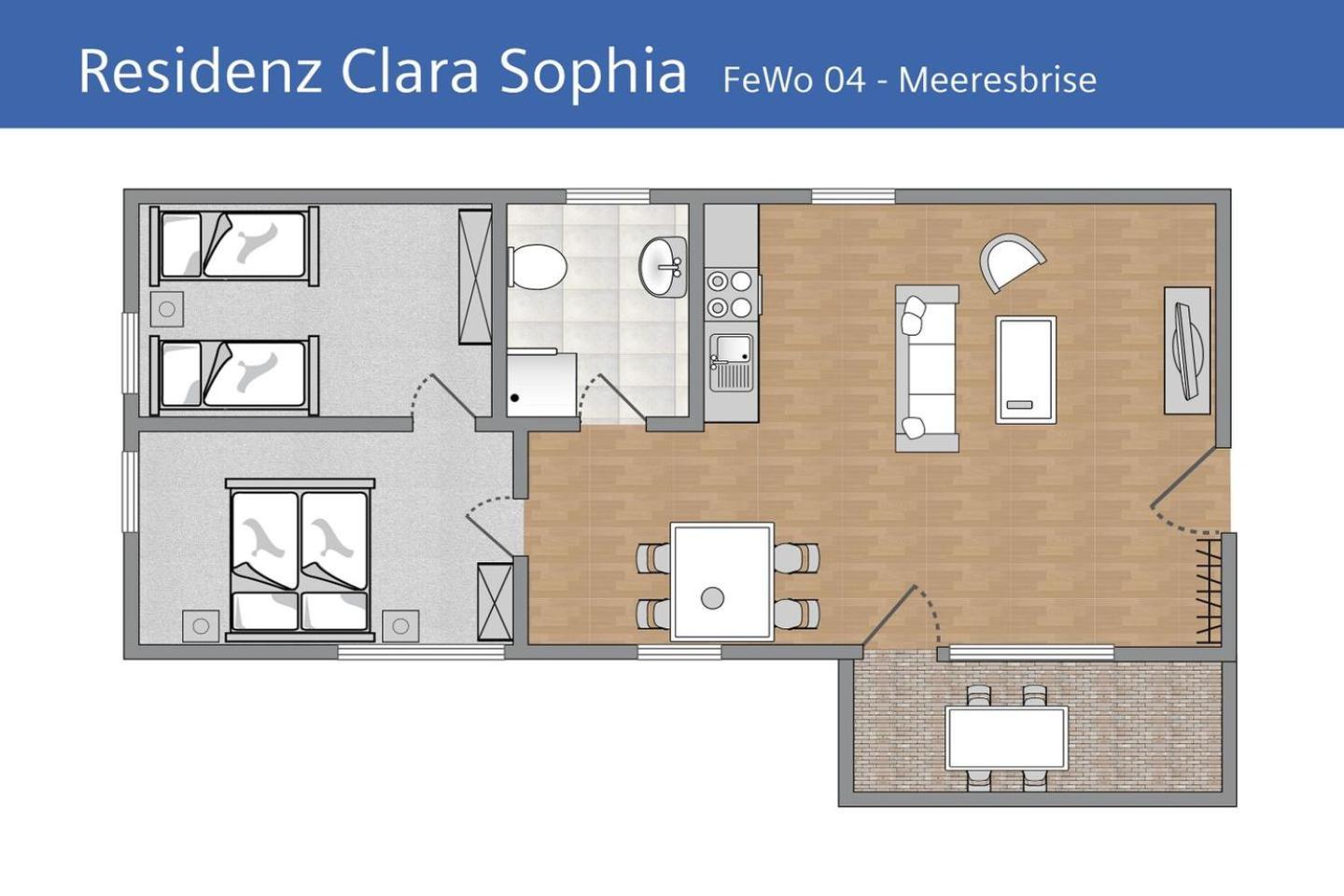 Ferienwohnung Meeresbrise In Der Residenz Clara Sophia Binz Extérieur photo